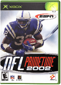 ESPN NFL Prime Time 2002 Xbox US box art